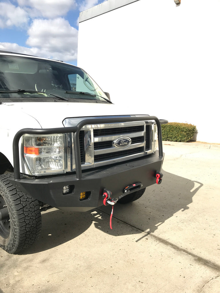 Aluminess Ford E-Series Front Winch Bumper (2008-2014)