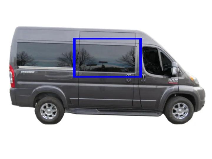 VWD Ram ProMaster Van Fixed Window 2014+ Passenger & Driver Side Sliding  Door (DTRAM004)