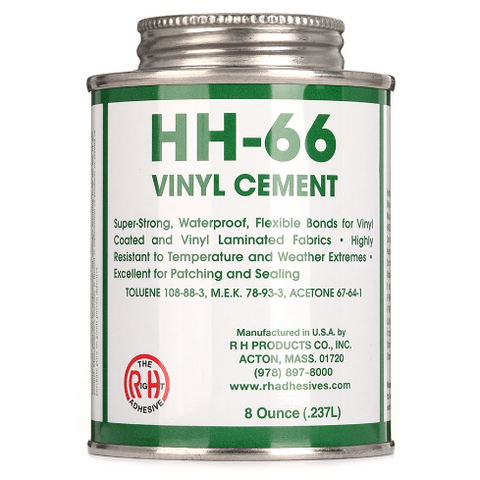 Repairing an Air Mattress with HH-66 Vinyl Cement 