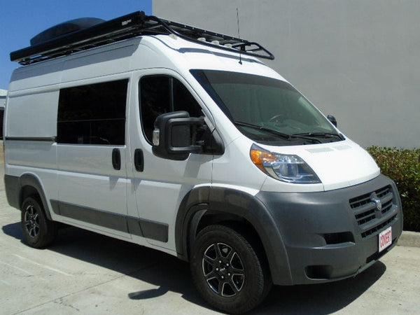 Compartment Shelving with Removable Bins for High Roof Vans