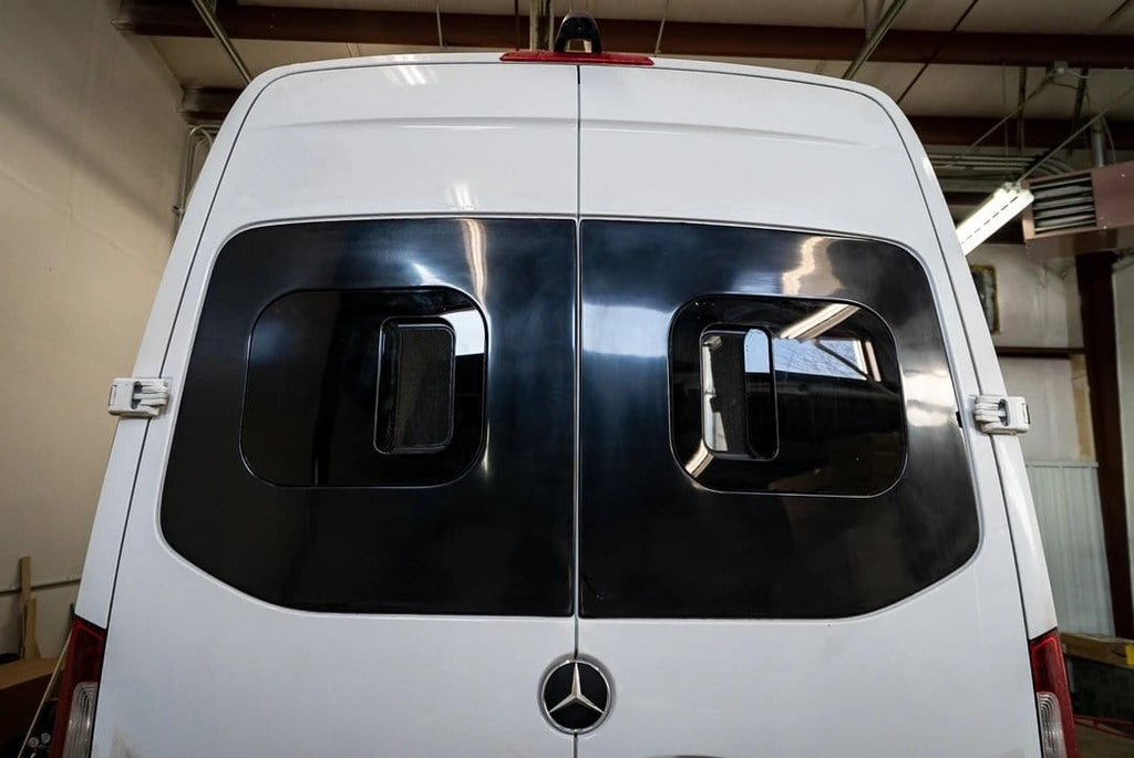 Mercedes Sprinter (2019+) Rear Door Flares With Opening Windows ...