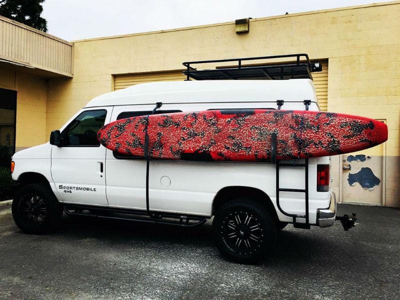 Interior surfboard rack for van new arrivals