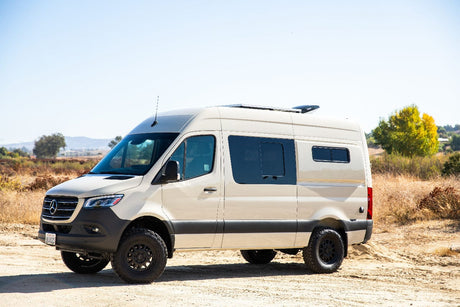 Mercedes Sprinter Driver Side Forward Half-Slider Window ( Screened )_on Mercedes Sprinter - Campervan HQ