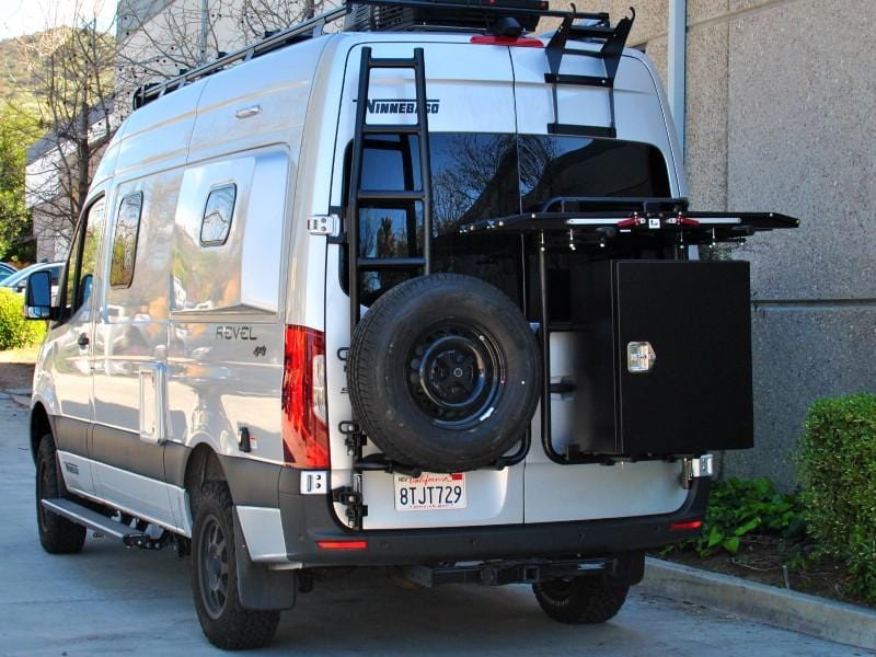 Van door bike discount rack