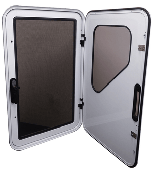 Wildlands Door Trailer Size L & R Hinge (Opened) - Campervan HQ