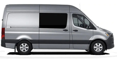 VWD Mercedes Sprinter Van Fixed Window 2007+ Passenger Side Sliding Door (DTSPCR004) - Campervan HQ